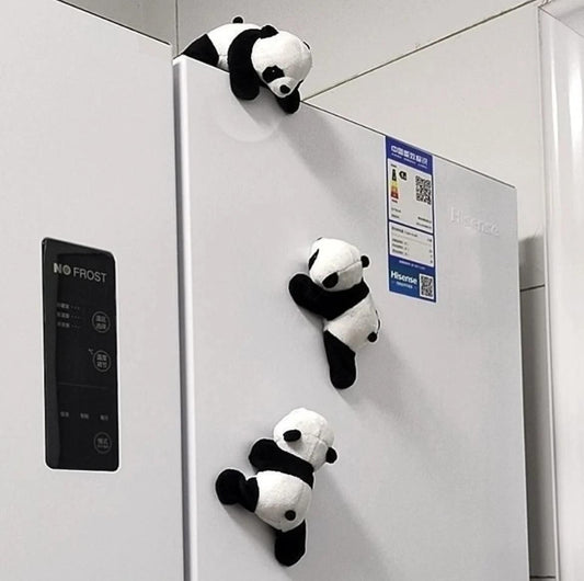 Stylish Refrigerator Cute Magnetic Panda for Home and Office (Pack of 4)